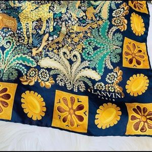 Lanvin Paris Silk Scarf